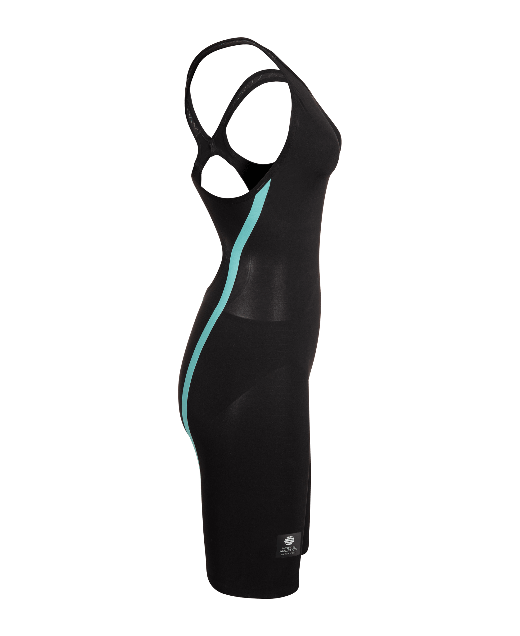 ARENA WOMENS POWERSKIN AIR 3 OPEN BACK KNEESUIT - Black