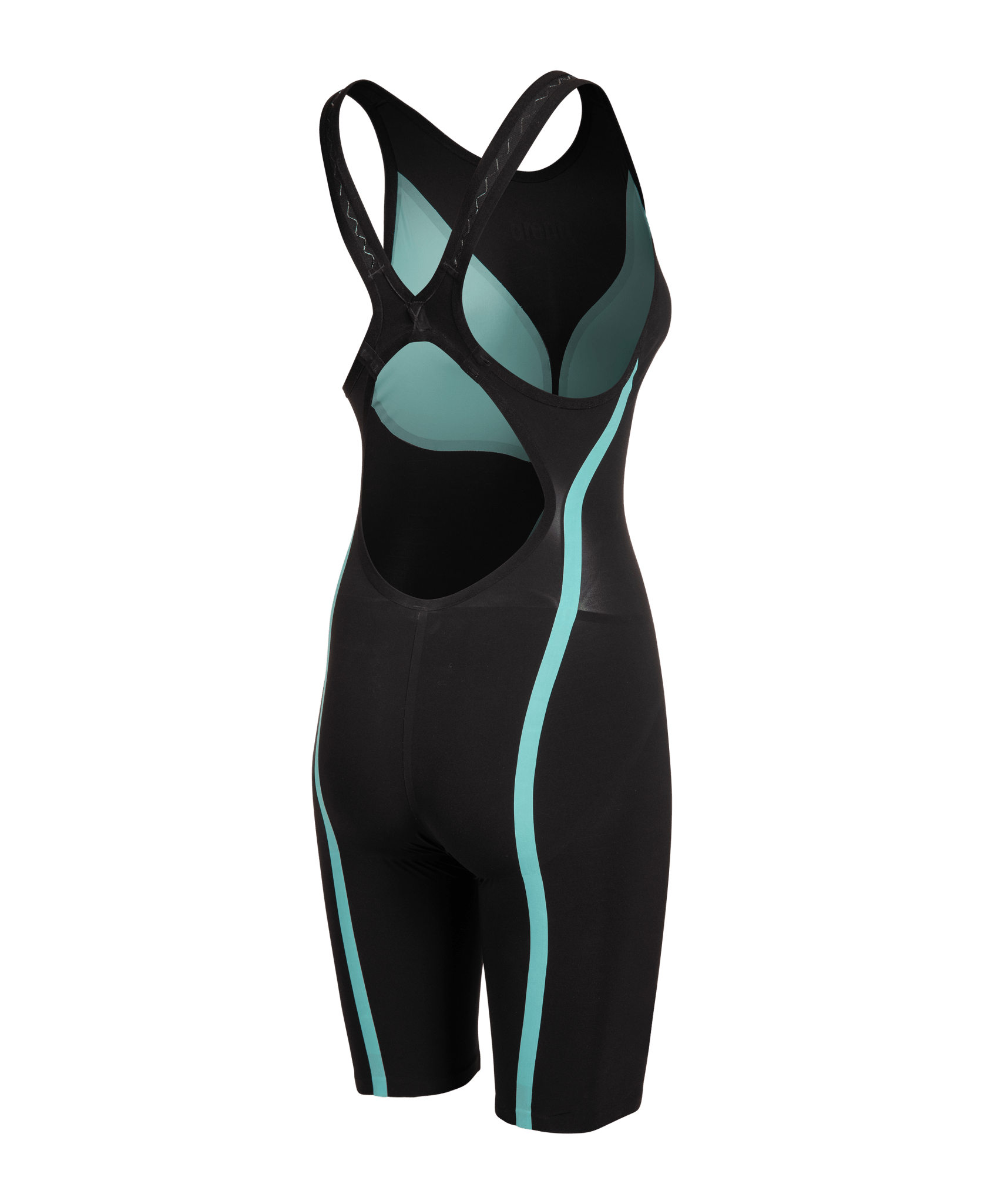 ARENA WOMENS POWERSKIN AIR 3 OPEN BACK KNEESUIT - Black