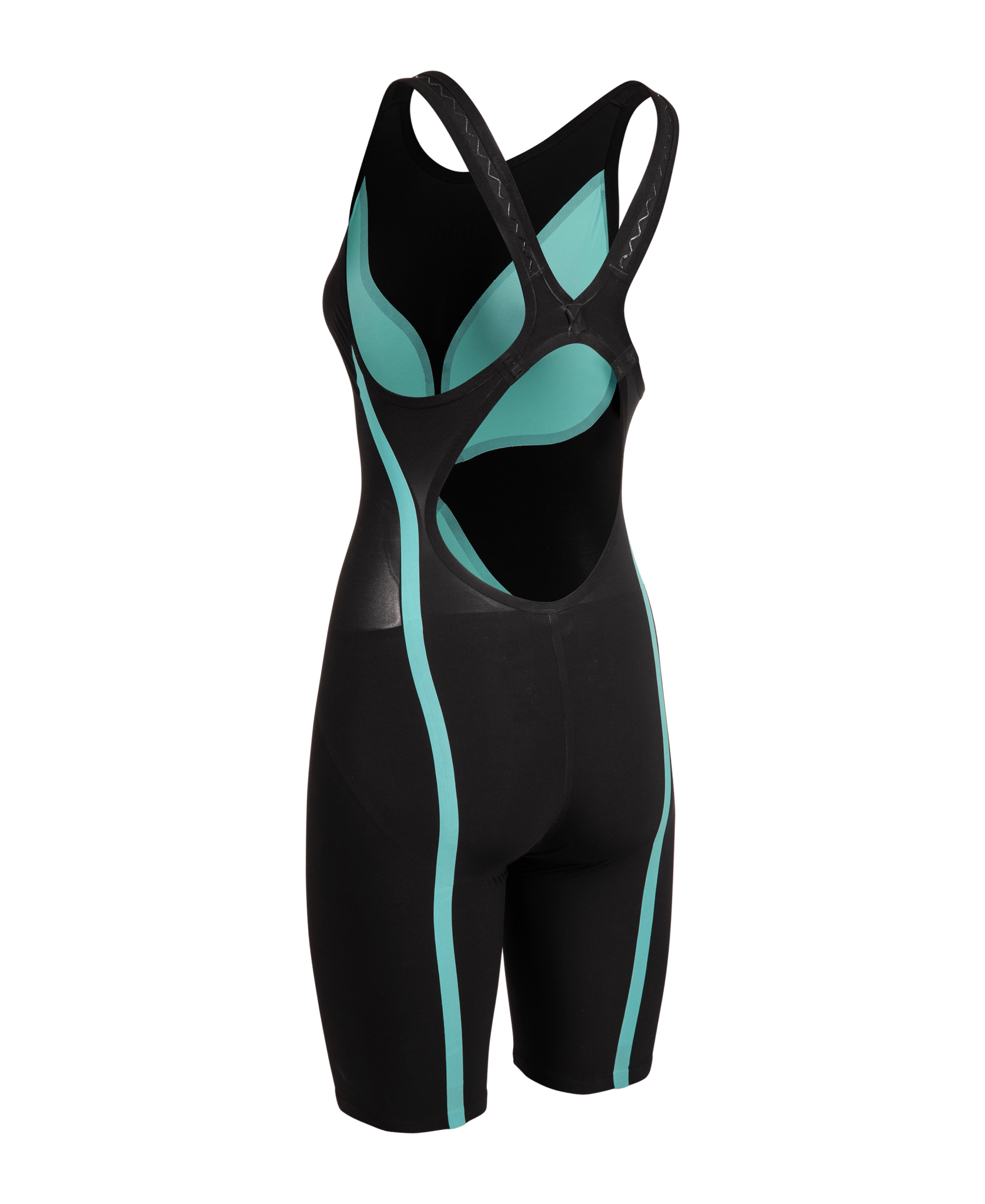 ARENA WOMENS POWERSKIN AIR 3 OPEN BACK KNEESUIT - Black