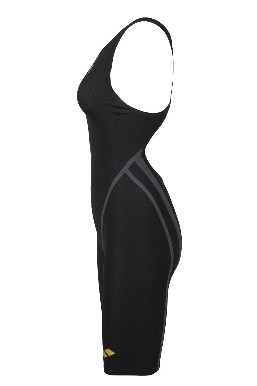 ARENA WOMENS POWERSKIN CARBON CORE FX OPEN BACK KNEESUIT - Black