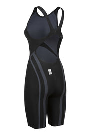 ARENA WOMENS POWERSKIN CARBON CORE FX OPEN BACK KNEESUIT - Black