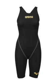 ARENA WOMENS POWERSKIN CARBON CORE FX OPEN BACK KNEESUIT