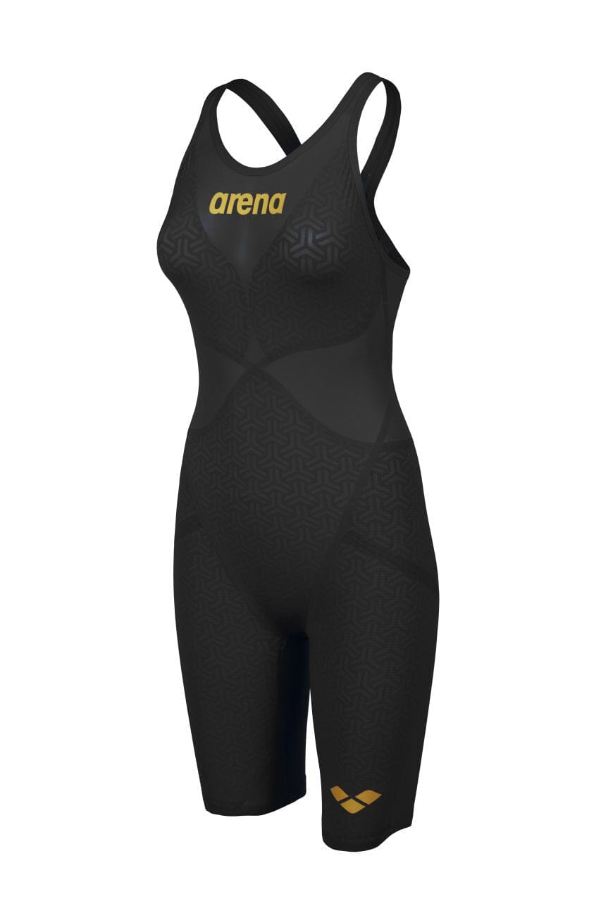 ARENA WOMENS POWERSKIN CARBON GLIDE OPEN BACK KNEESUIT