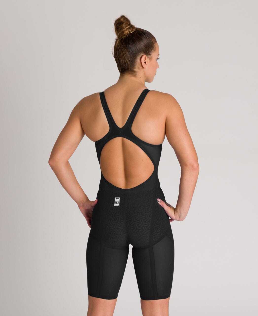 ARENA WOMENS POWERSKIN CARBON GLIDE OPEN BACK KNEESUIT