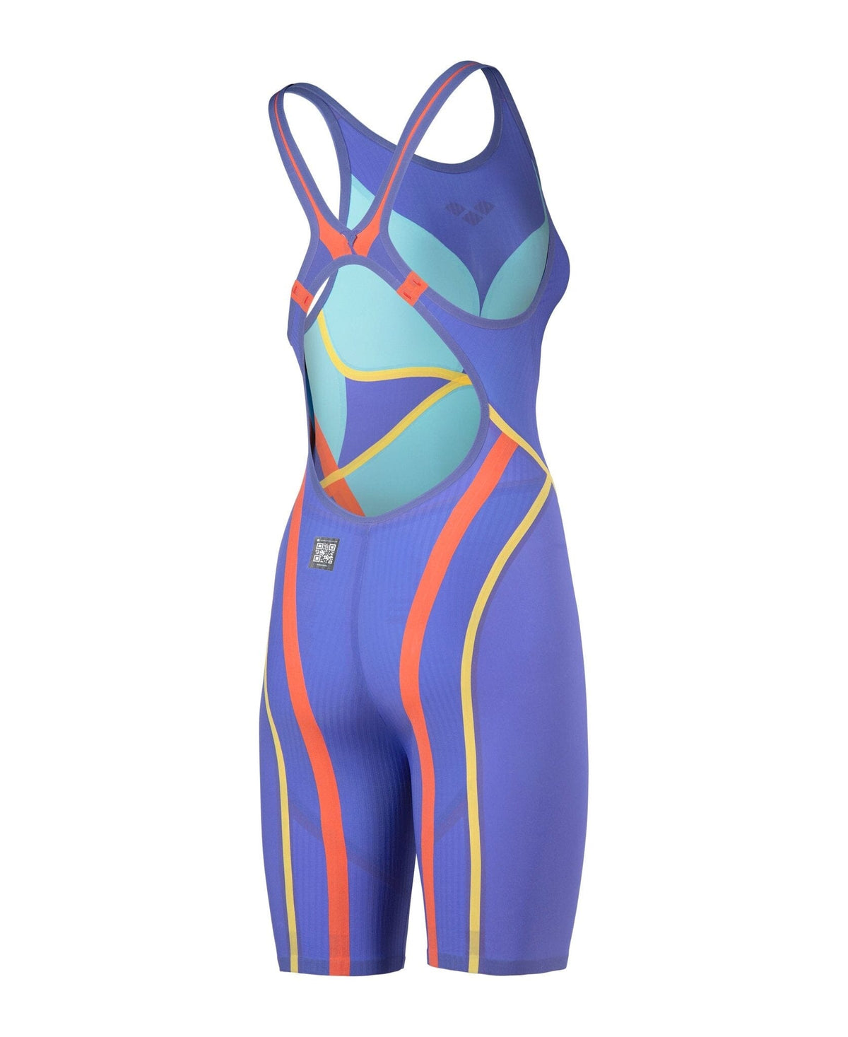 ARENA WOMENS POWERSKIN ECLIPSE GLARE PRIMO OPEN BACK KNEESUIT