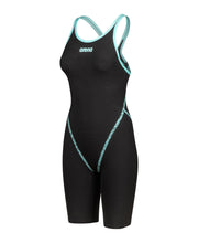 ARENA WOMENS POWERSKIN PRIMO OPEN BACK KNEESUIT - Black