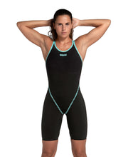 ARENA WOMENS POWERSKIN PRIMO OPEN BACK KNEESUIT - Black