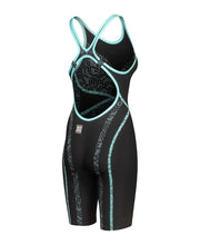 ARENA WOMENS POWERSKIN PRIMO OPEN BACK KNEESUIT - Black