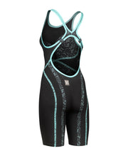 ARENA WOMENS POWERSKIN PRIMO OPEN BACK KNEESUIT - Black