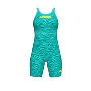 ARENA WOMENS POWERSKIN WATER MAZE CARBON AIR² OPEN BACK KNEESUIT