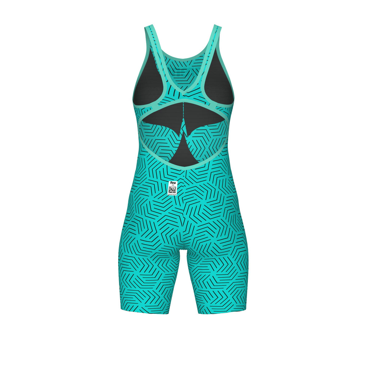 ARENA WOMENS POWERSKIN WATER MAZE CARBON AIR² OPEN BACK KNEESUIT