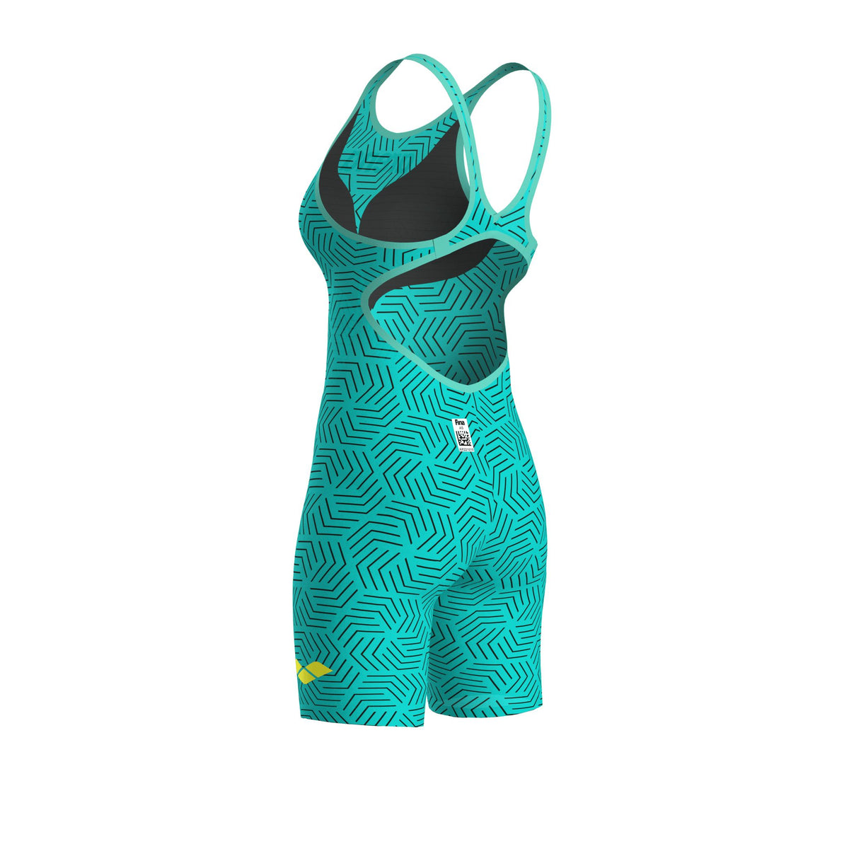 ARENA WOMENS POWERSKIN WATER MAZE CARBON AIR² OPEN BACK KNEESUIT