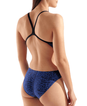 ARENA WOMENS SNAKESKIN SWIMSUIT CHALLENGE BACK - Pink