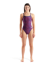 ARENA WOMENS SNAKESKIN SWIMSUIT CHALLENGE BACK