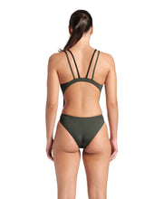 ARENA WOMENS SOLID SWIM TECH MULTI BACK SWIMSUIT - Green