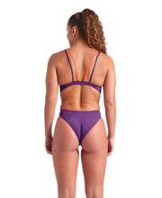 ARENA WOMENS SOLID SWIM TECH MULTI BACK SWIMSUIT - Purple