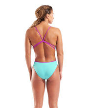 ARENA WOMENS SWIMSUIT LACE BACK SOLID