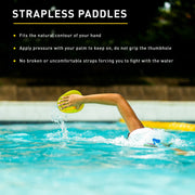FINIS AGILITY FLOATING PADDLES - Yellow