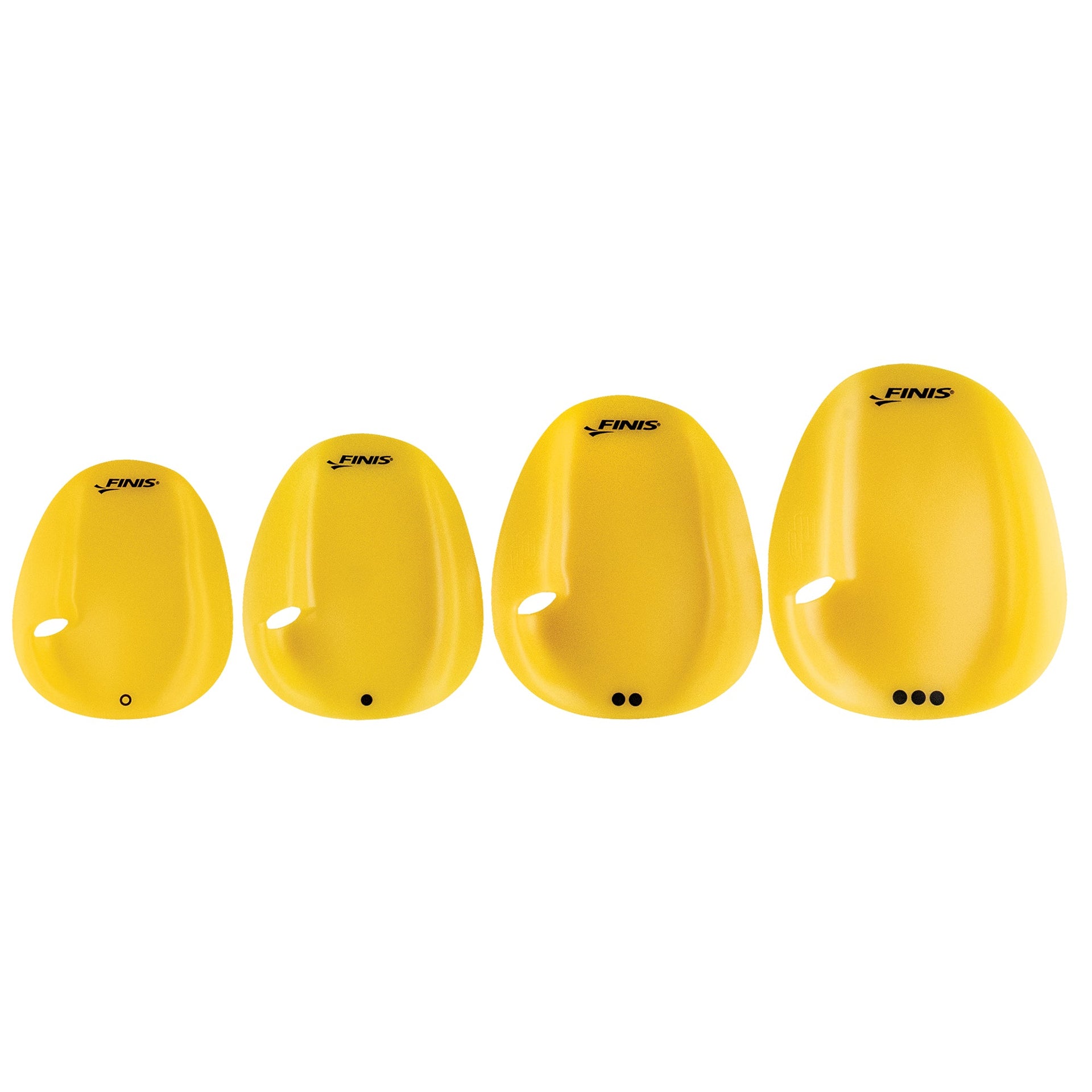 FINIS AGILITY FLOATING PADDLES - Yellow