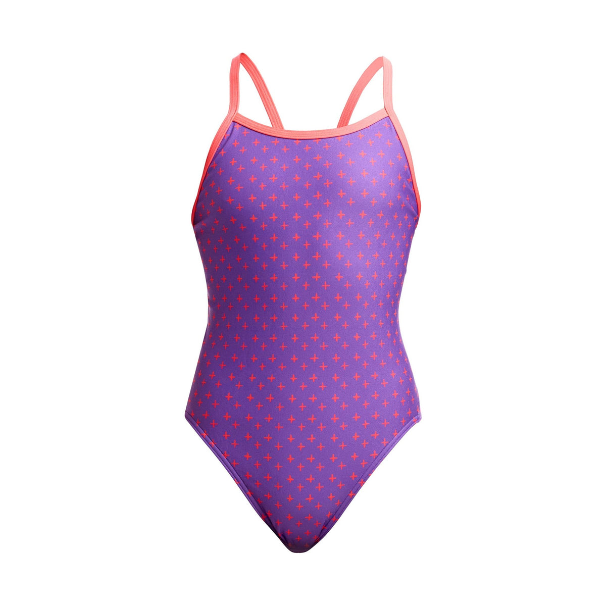 FUNKITA GIRLS ADD ME BABE SINGLE STRAP ONE PIECE - Purple