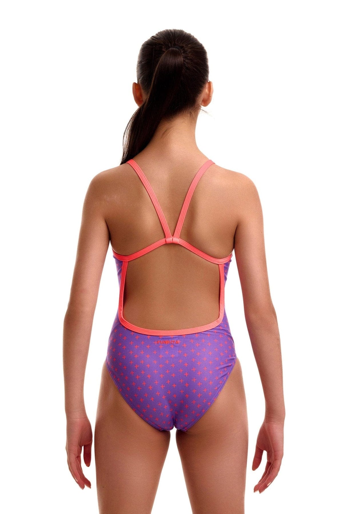 FUNKITA GIRLS ADD ME BABE SINGLE STRAP ONE PIECE