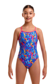 FUNKITA GIRLS DRAGONS DEN SINGLE STRAP ONE PIECE