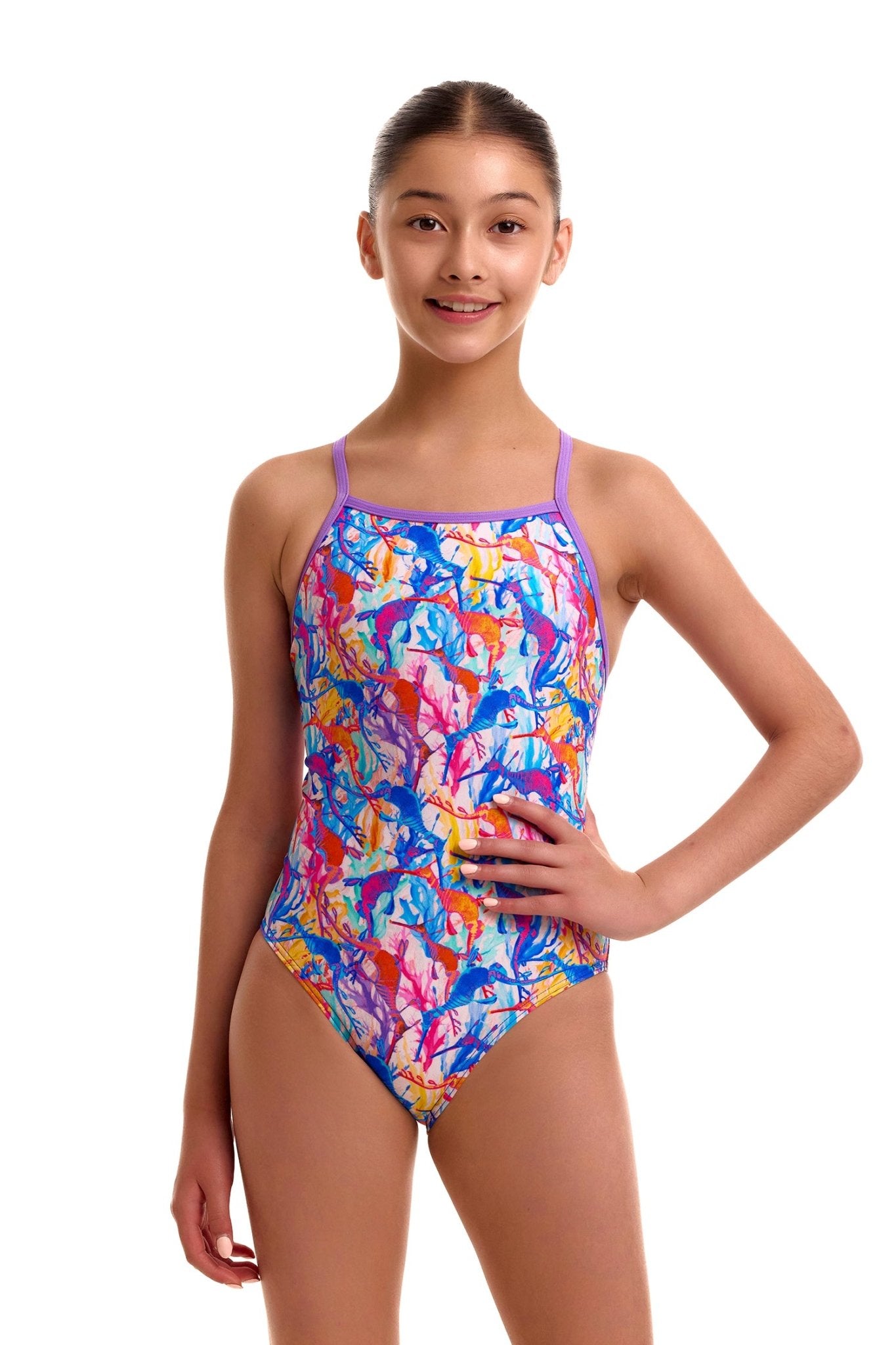 FUNKITA GIRLS DREAMY WEEDY TIE ME TIGHT ONE PIECE - Multicolour
