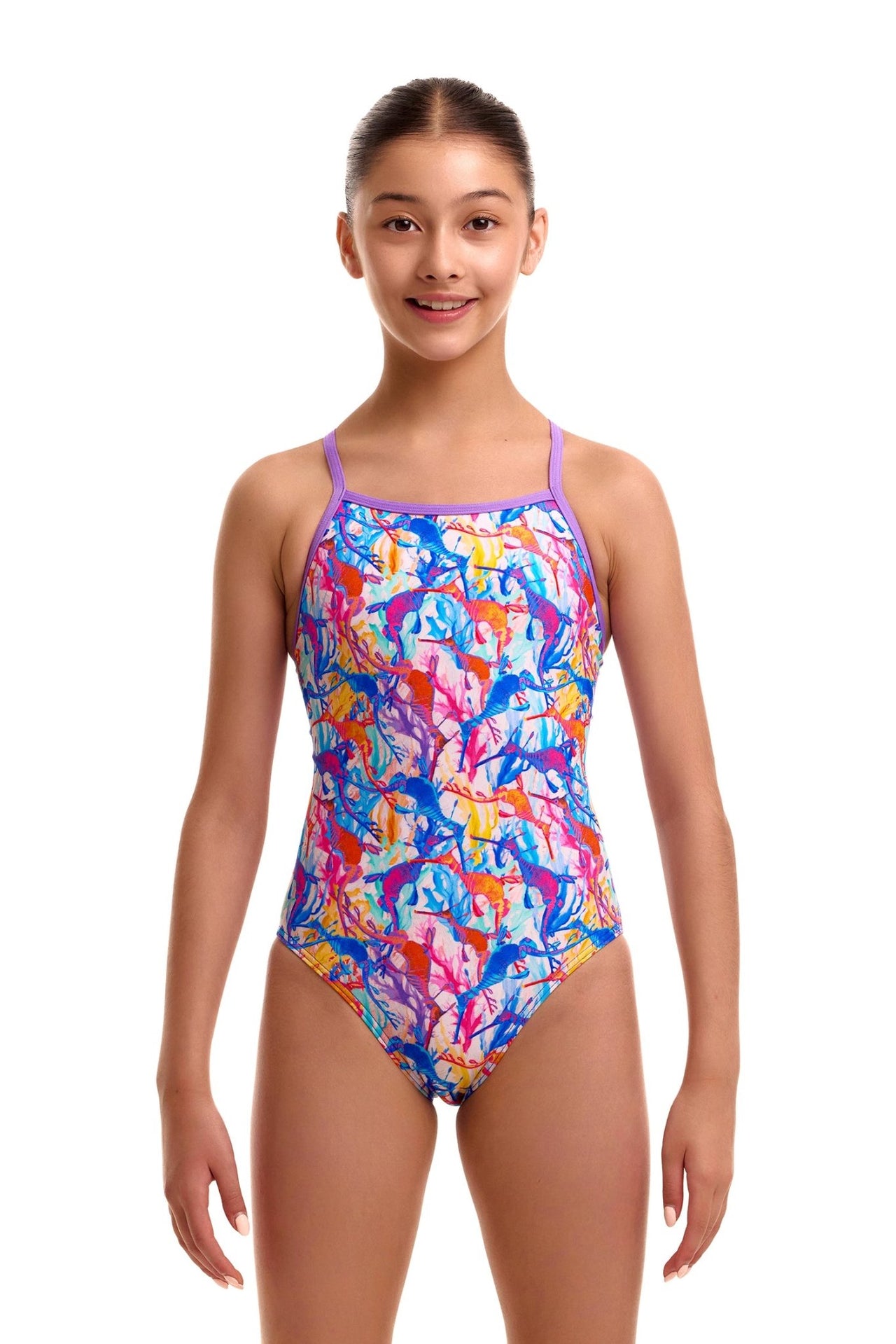 FUNKITA GIRLS DREAMY WEEDY TIE ME TIGHT ONE PIECE - Multicolour