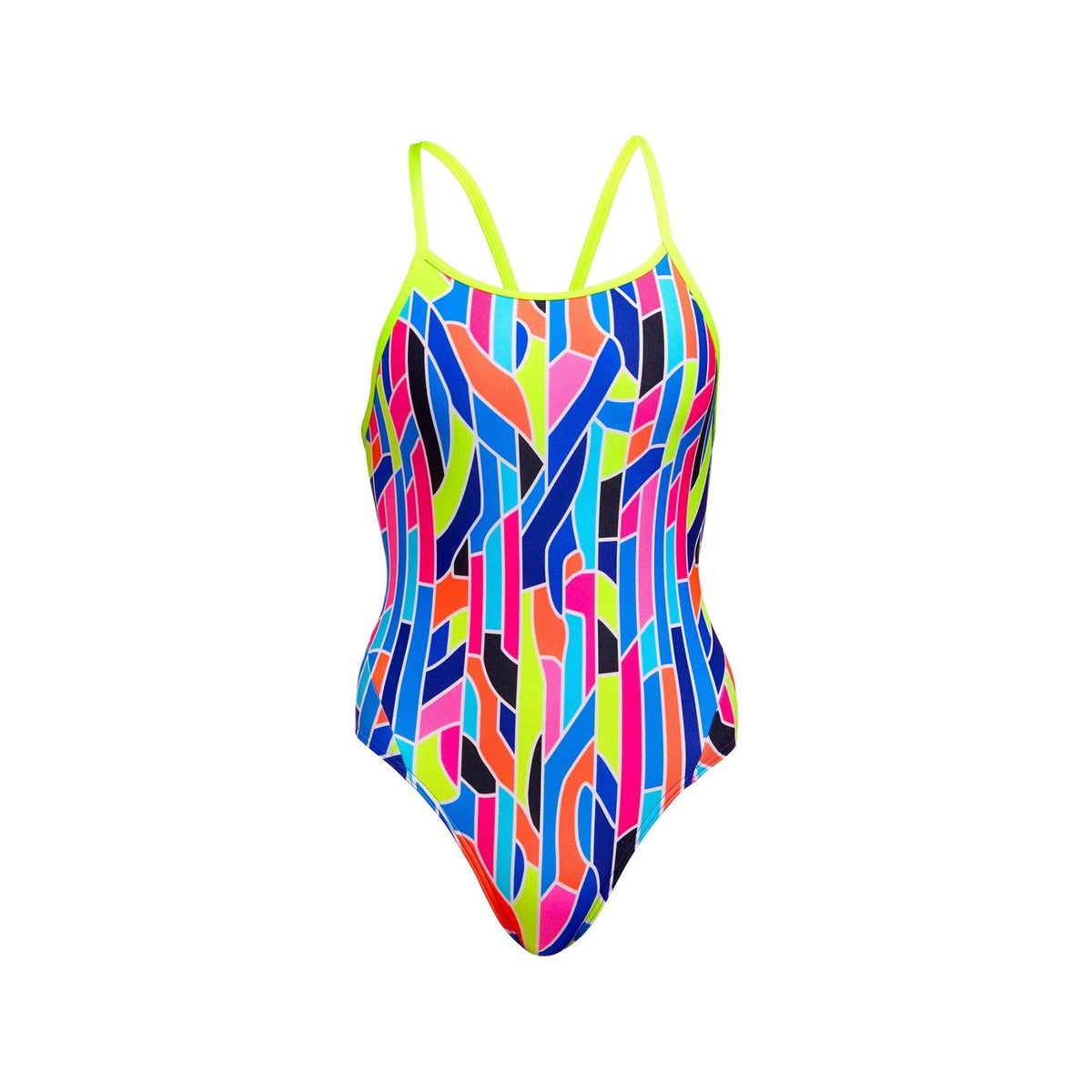 FUNKITA GIRLS FAULT LINES DIAMOND BACK ONE PIECE