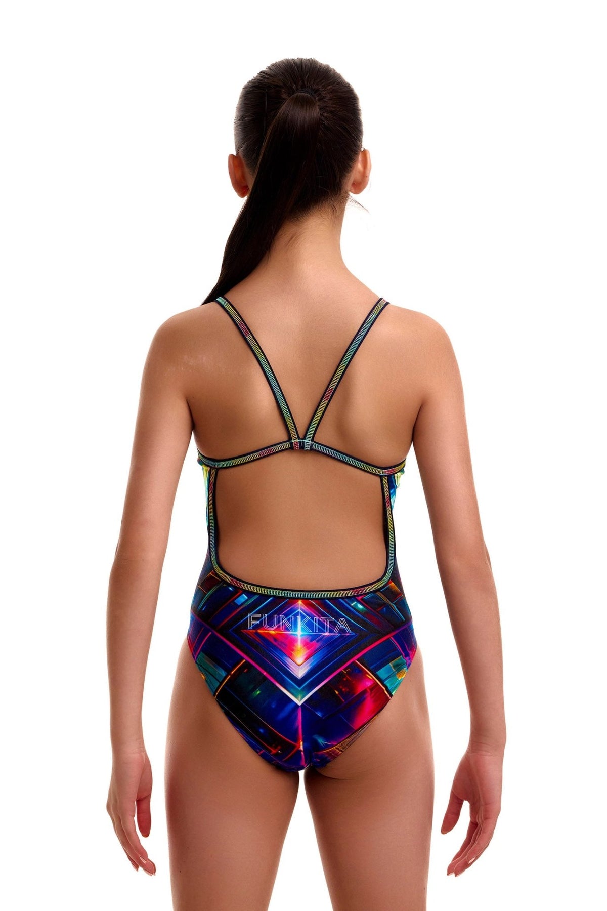 FUNKITA GIRLS FIREFLY SPARKLE SINGLE STRAP ONE PIECE - Multicolour