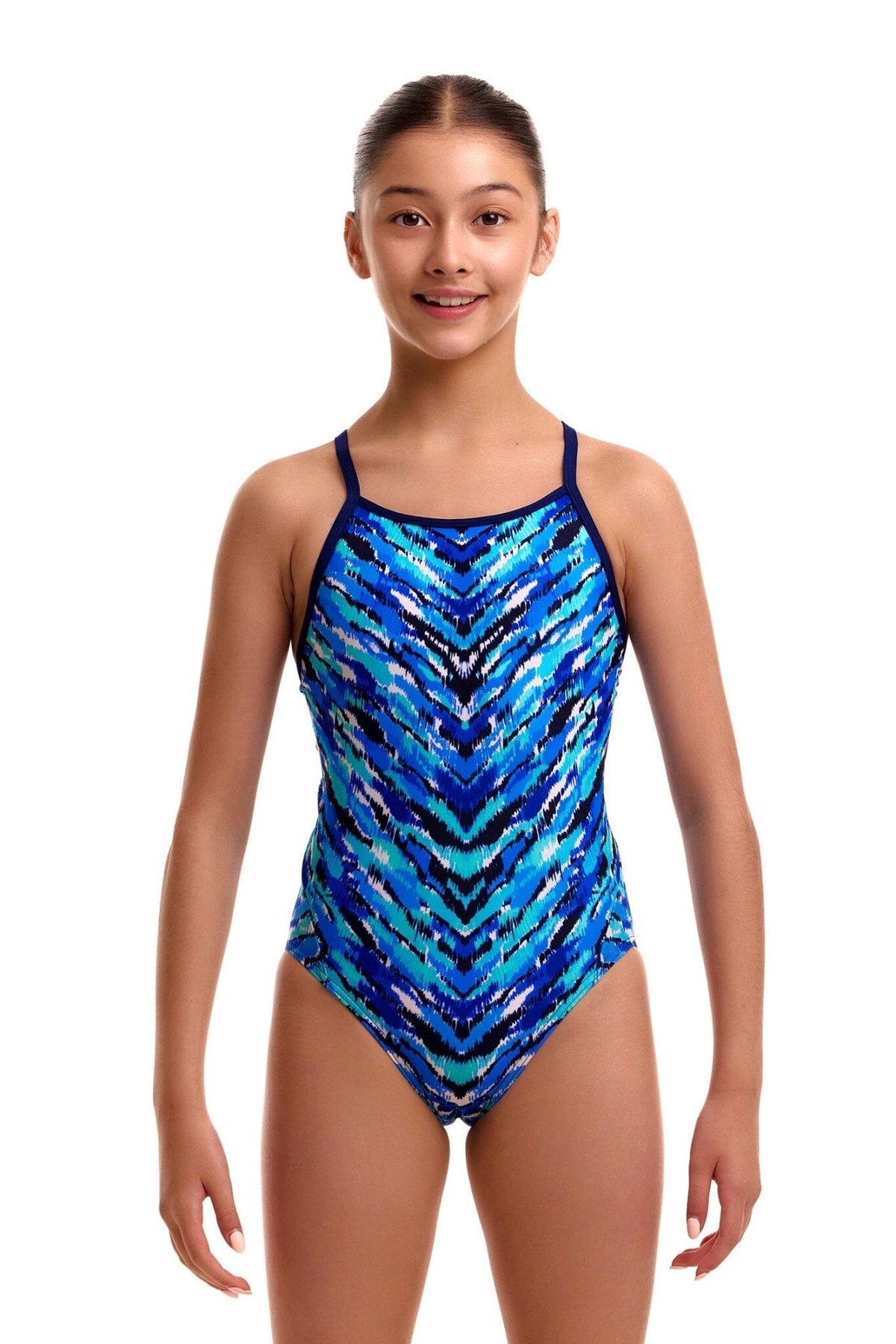 FUNKITA GIRLS FUR SEAL DIAMOND BACK ONE PIECE
