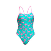 FUNKITA GIRLS GO FLAMINGO! SINGLE STRAP ONE PIECE - Aqua