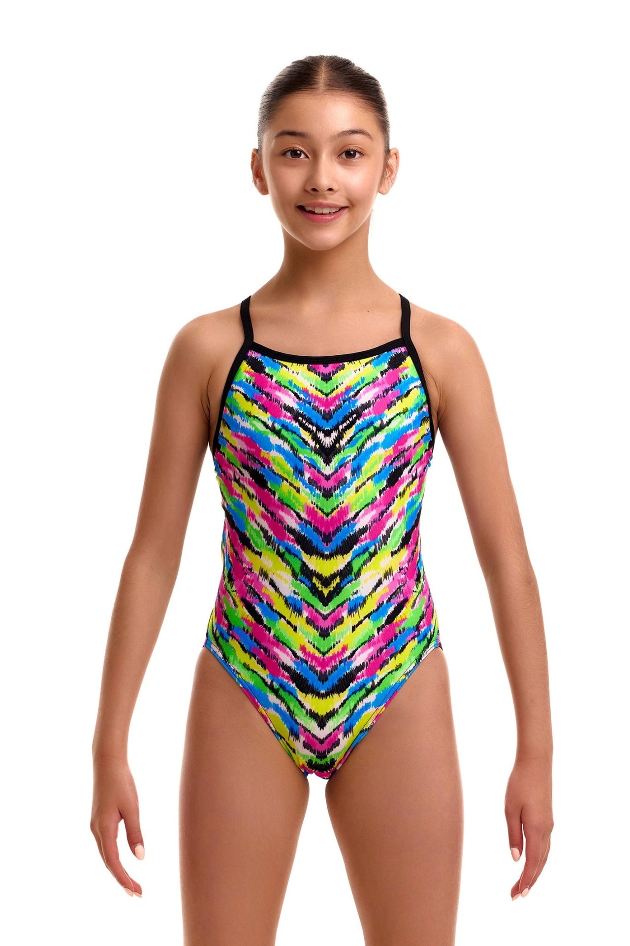 FUNKITA GIRLS HAPPY HIDE SINGLE STRAP ONE PIECE - Multicolour