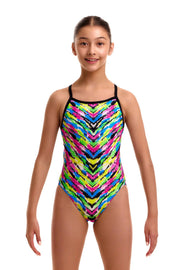 FUNKITA GIRLS HAPPY HIDE SINGLE STRAP ONE PIECE - Multicolour