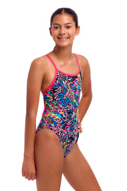 FUNKITA GIRLS LOLLY LEOPARD SINGLE STRAP ONE PIECE - Multicolour