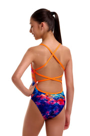 FUNKITA GIRLS LOST MOUNTAIN STRAPPED IN ONE PIECE - Multicolour
