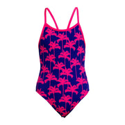 FUNKITA GIRLS PINKY PALMS SINGLE STRAP ONE PIECE - Pink