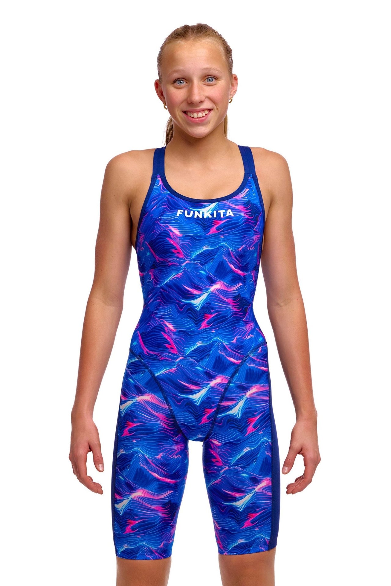 FUNKITA GIRLS RISING TIDE FAST LEGS ONE PIECE - Purple