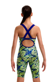 FUNKITA GIRLS SCALED BACK FAST TRAINING ONE PIECE - Green