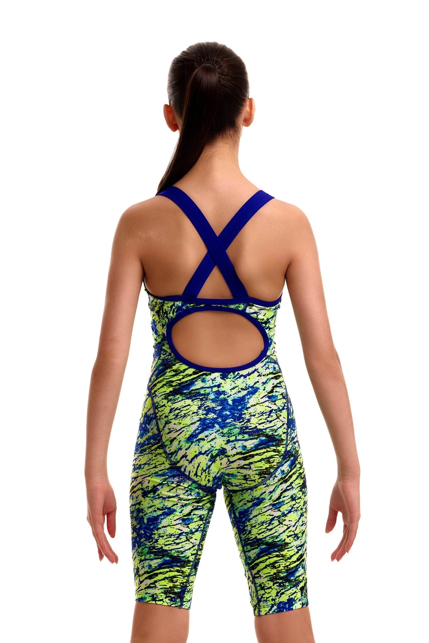 FUNKITA GIRLS SCALED BACK FAST TRAINING ONE PIECE - Green