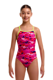 FUNKITA GIRLS SPECIAL POPS STRAPPED IN ONE PIECE - Pink