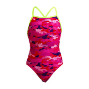FUNKITA GIRLS SPECIAL POPS STRAPPED IN ONE PIECE - Pink