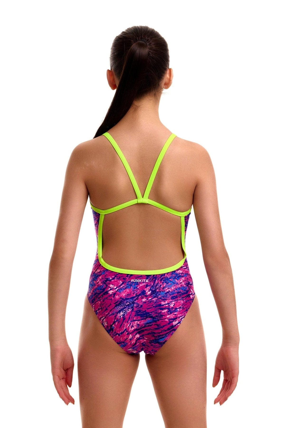 FUNKITA GIRLS SWEET SCALEY SINGLE STRAP ONE PIECE
