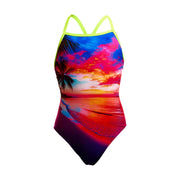 FUNKITA GIRLS TOUCH OF PARADISE TIE ME TIGHT ONE PIECE - Multicolour