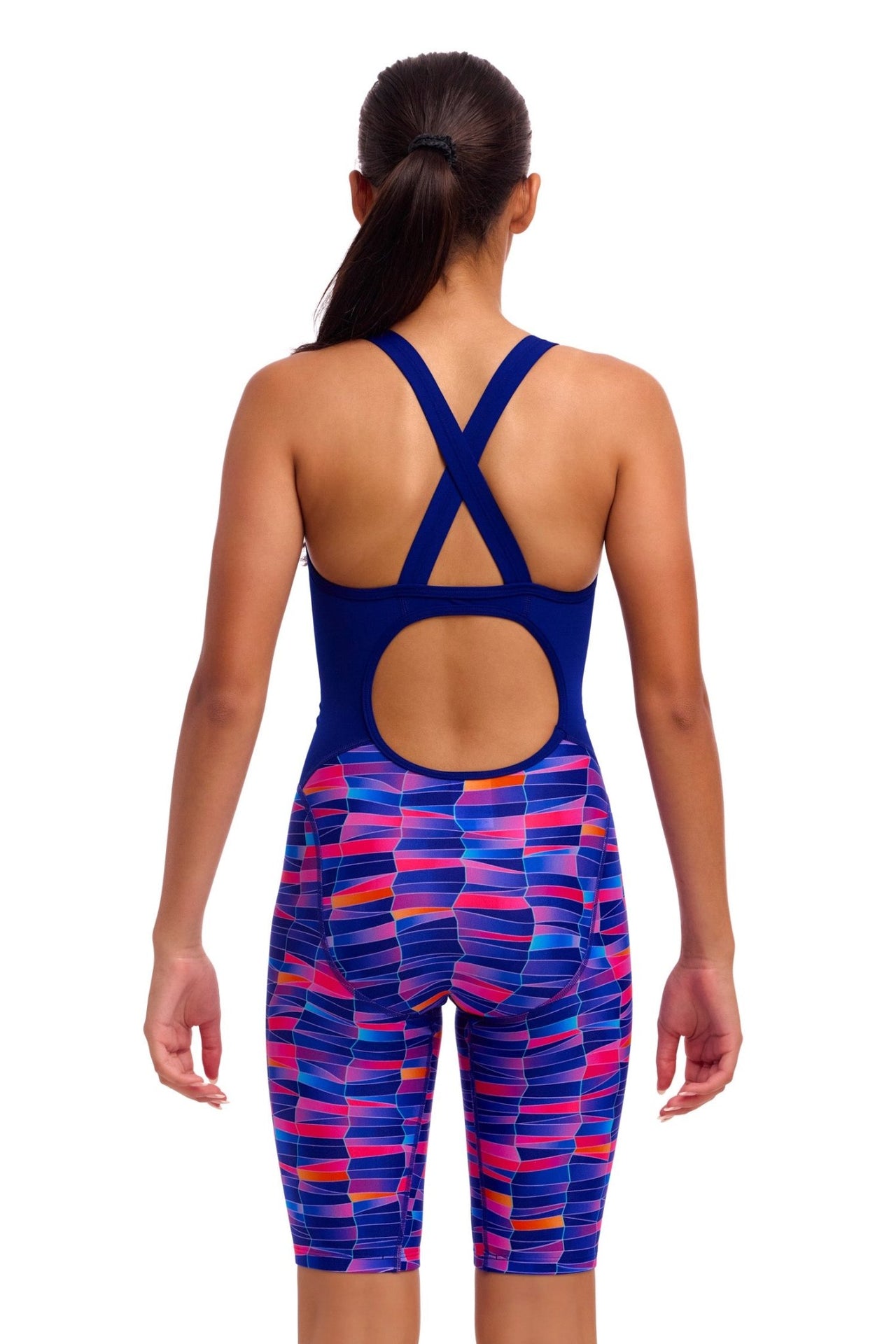 FUNKITA GIRLS WARPED WAVES FAST TRAINING ONE PIECE - Multicolour
