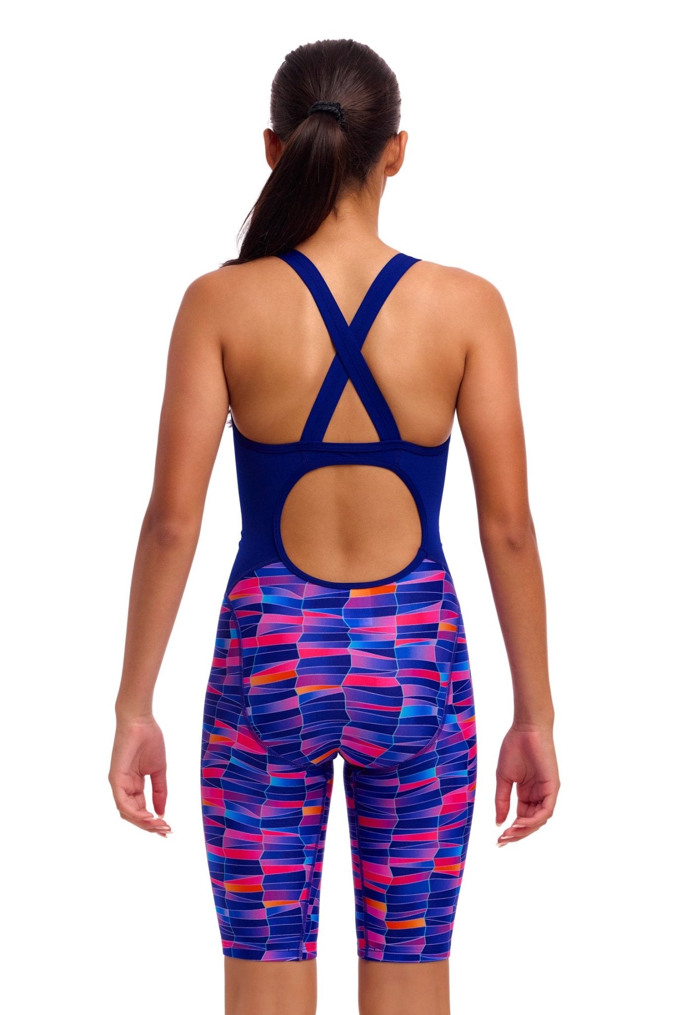 FUNKITA GIRLS WARPED WAVES FAST TRAINING ONE PIECE - Multicolour