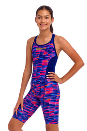 FUNKITA GIRLS WARPED WAVES FAST TRAINING ONE PIECE - Multicolour