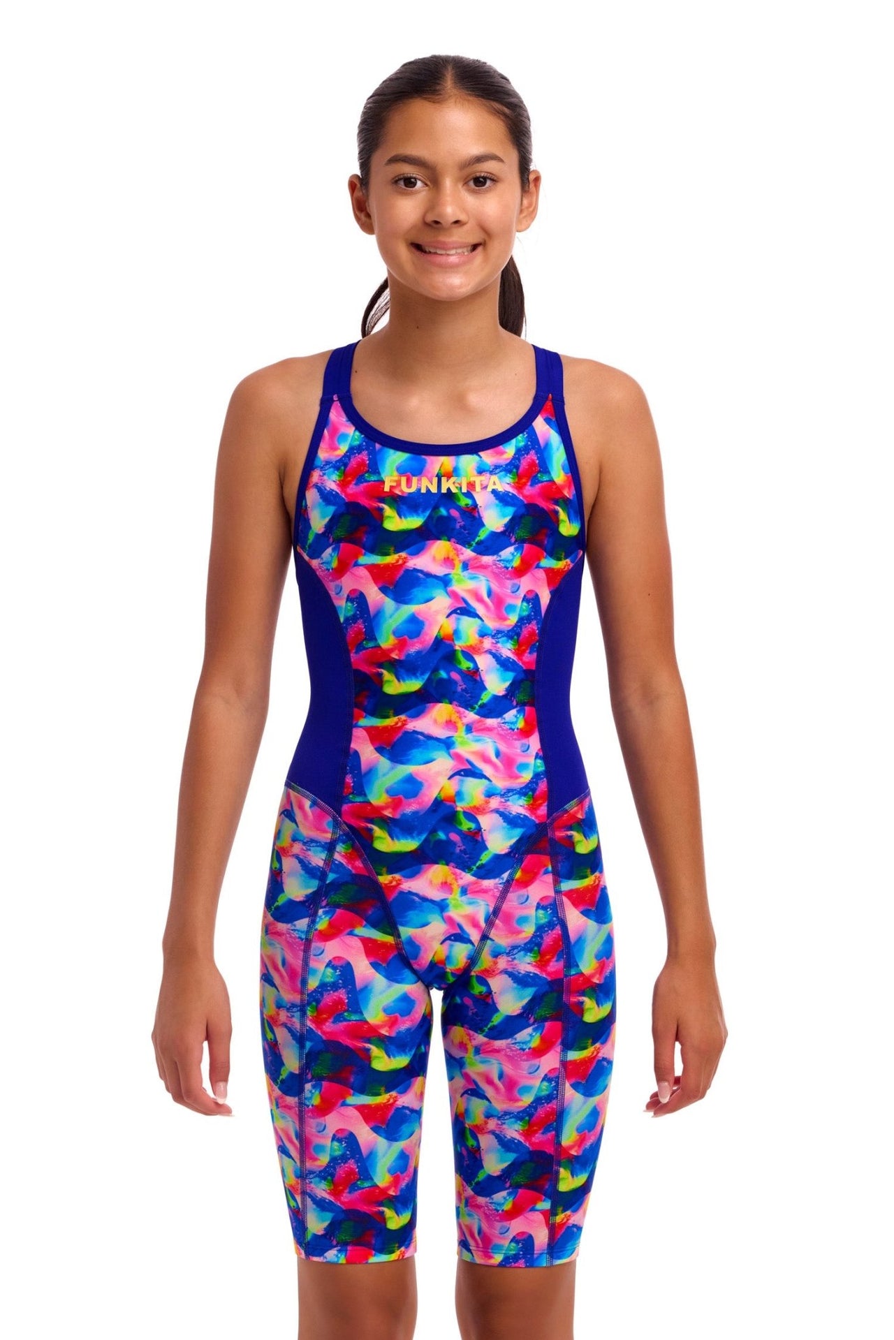 FUNKITA GIRLS WET WAVE FAST TRAINING ONE PIECE - Multicolour