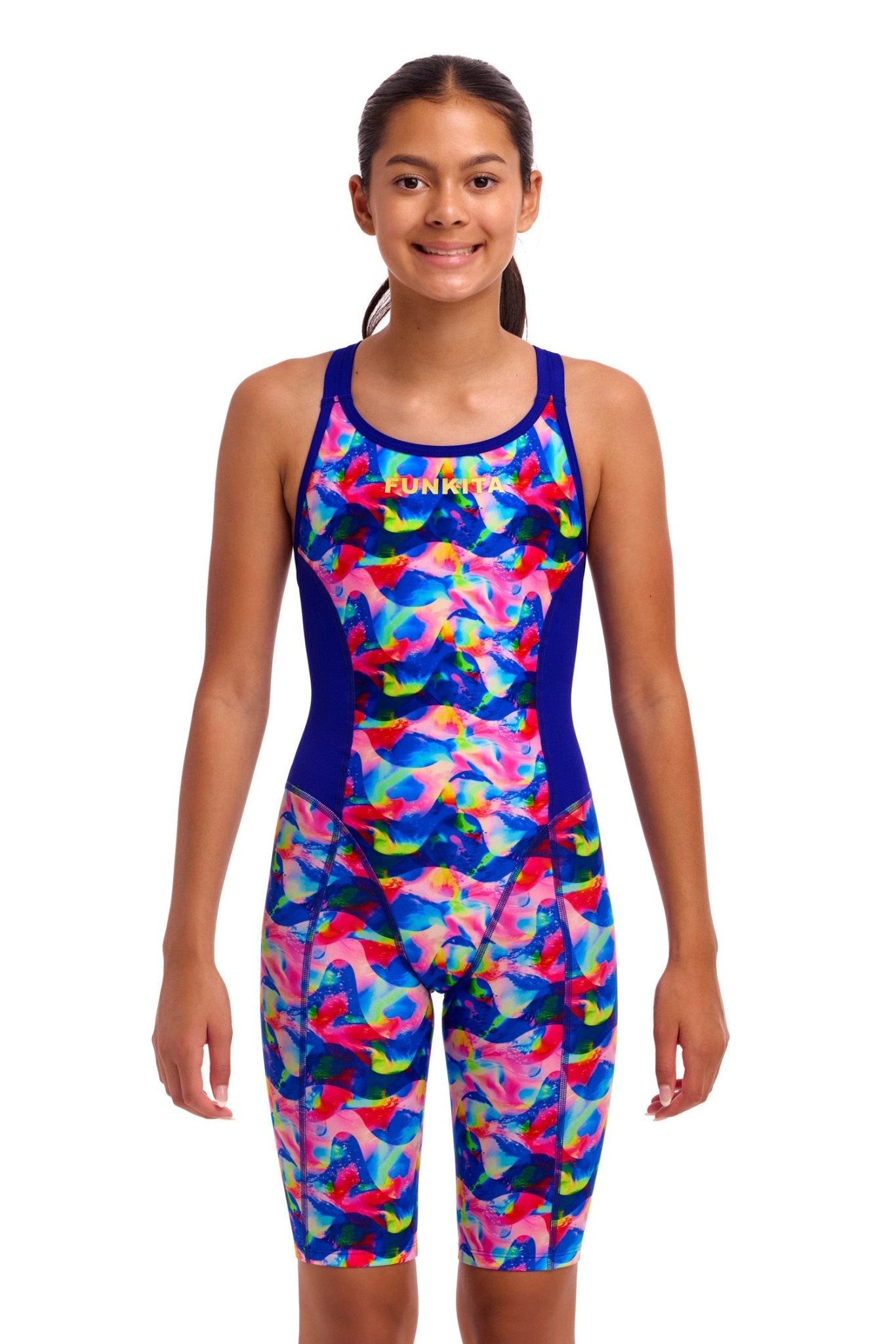 FUNKITA GIRLS WET WAVE FAST TRAINING ONE PIECE - Multicolour