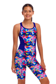 FUNKITA GIRLS WET WAVE FAST TRAINING ONE PIECE - Multicolour